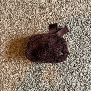Lululemon Brown Fleece Belt Bag 1L
